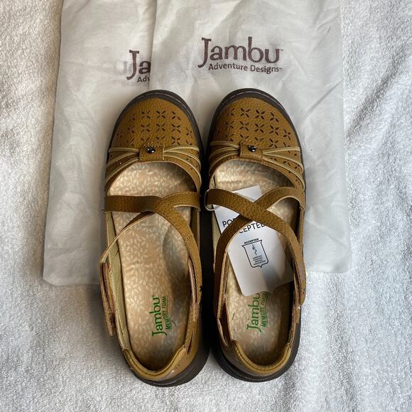 Jambu Pine Mary Jane Women 7.5 Brown Eco Comfort Adventure Casual - Picture 7 of 10
